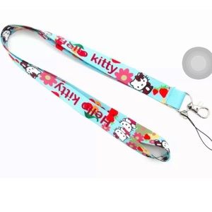 Sanrio Hello Kitty Kawaii Pink Lanyard ID Holder
